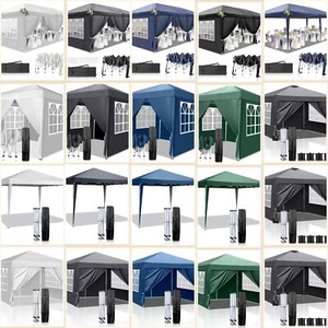 2X2m 3X3m 3x6m Pop-up Gazebo Marquee Canopy Outdoor Garden Party Wedding Tent UK - Picture 1 of 126
