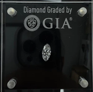 1.03 carat Natural Diamond | GIA certified | Shape - Marquise | Color- E | I1 - Picture 1 of 6