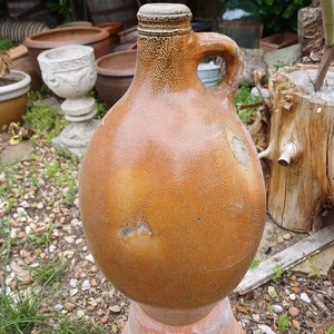 Antique Bellarmine-Style Salt Glazed Stoneware Jug – 17th/18th Century - Picture 1 of 6