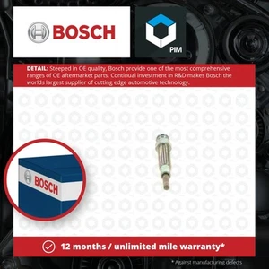 Glow Plugs Set 4x fits NISSAN LARGO C23 2.3D 95 to 01 LD23 Bosch 11065G2400 New - Picture 1 of 5