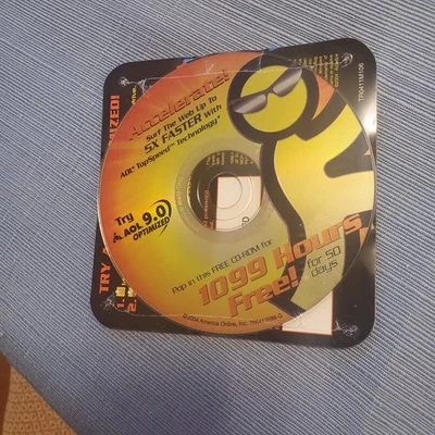 VINTAGE Software AOL 9.0 Optimized 1099 Hours CD. Still Sealed - Image 1 of 2
