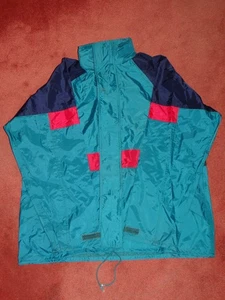 Lightweight Waterproof Hooded Rain Jacket Kagoule Size L - Picture 1 of 5