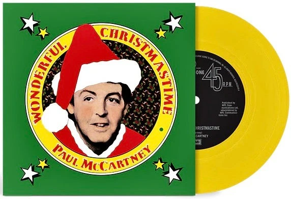 Paul Mccartney Wonderful Christmastime [Canary Yellow 7" Single] Records & LPs N - Image 1 of 1