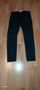 Damen Hose Gr. 40 H&M in Dunkel Blau. 97% Baumwolle, 3%Elasthan - Bild 1 von 9