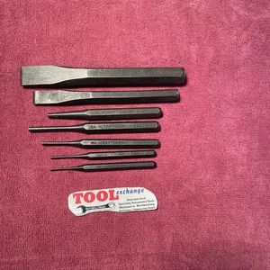 Vintage Craftsman Tools WF Series Center Punches & Chisels - Picture 1 of 8