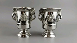 Rose Bowl or Vase. Tudor Rose Pattern. by Grenadier EPNS. Collectible. Vintage.  - Picture 1 of 12