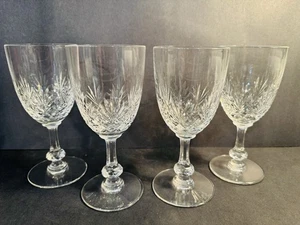 Set 4 calici bicchieri da vino acqua St. Louis Massenet 7" 2 set disponibili - Foto 1 di 9