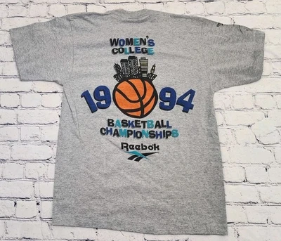 NCAA Women's Basketball 1994 Championship Graphic T Shirt Size XL Reebok - Image 1 of 4
