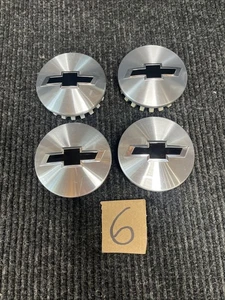 2015-2018 Chevy Silverado Tahoe Suburban Brushed SilverCenter Set Of 4 22837060 - Picture 1 of 11