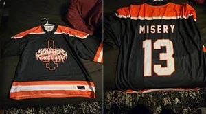 Slaughter to Prevail Hockey Trikot volle Größe S bis 5XL schwarz TMB6455 - Bild 1 von 2