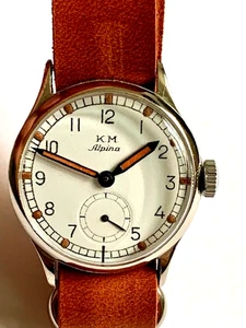 Ultra Rare German Kriegsmarine Alpina Watch Cal 586.. WWII - Picture 1 of 14