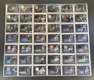 Donruss Americana Hollywood Legends Lot of 42 Swatch Relic Cards 2007-08 SP - Picture 1 of 11