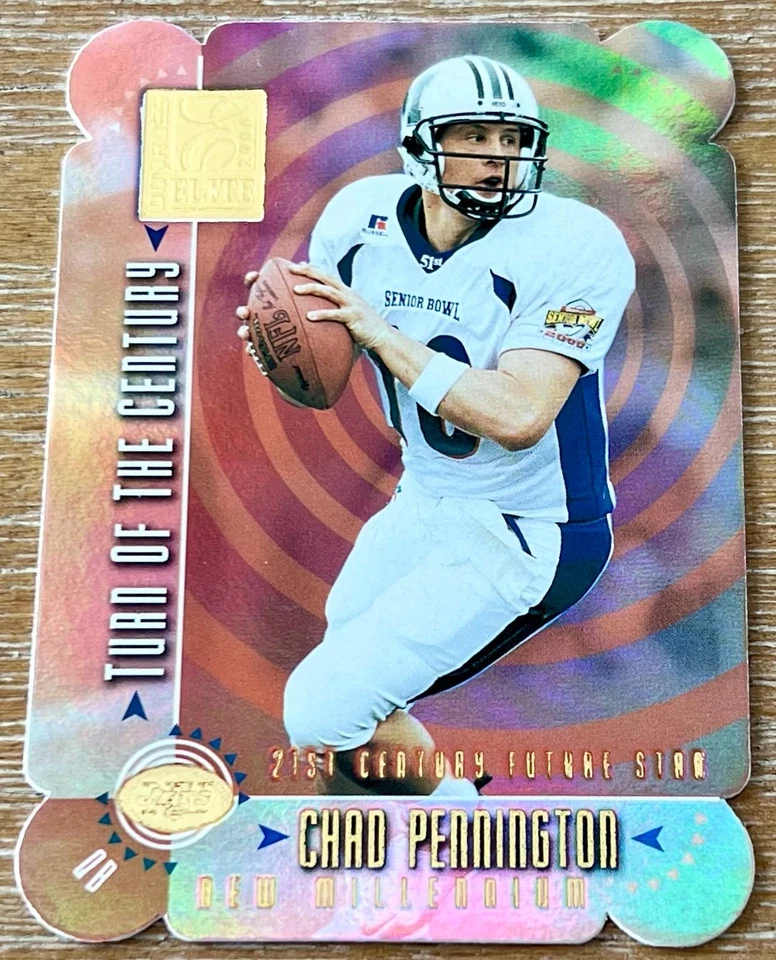 CHAD PENNINGTON 2000 Donruss Elite TURN OF THE CENTURY GOLD RC ROOKIE #13/21 ! - Image 1 of 2