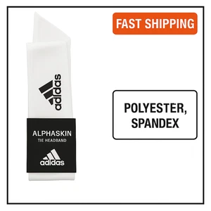 Diadema Adidas Alphaskin Unisex Blanca Nueva con Etiquetas - Imagen 1 de 6