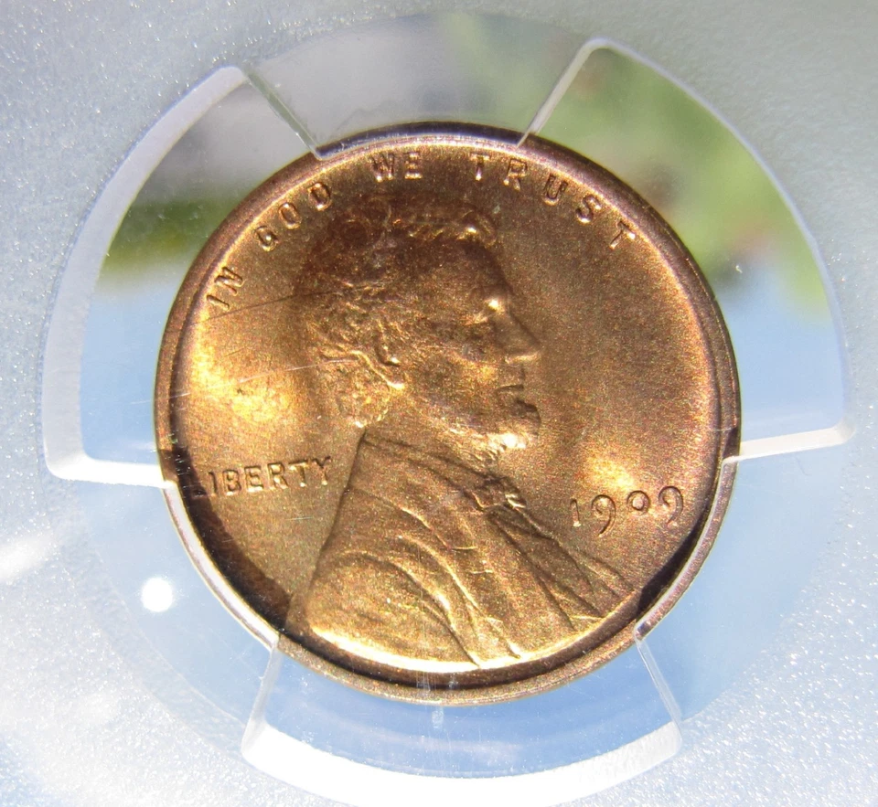 1909 VDB Small Cents Lincoln Wheat Penny, PCGS MS-66 RB, 1st Year Minted - Image 1 of 4