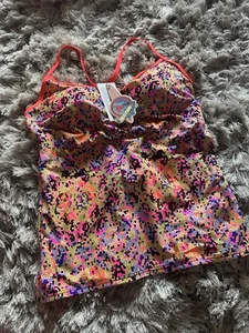 Piha Secret Garden Multi Tankini Top 14 - Picture 1 of 3