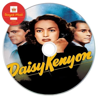 Daisy Kenyon (1947) Public Domain Film DVD Free 1st Class UK Post - Image 1 of 2