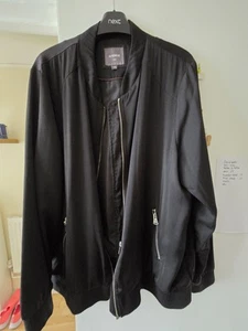 Next, Black Bomber Jacket Size 20 - Picture 1 of 4