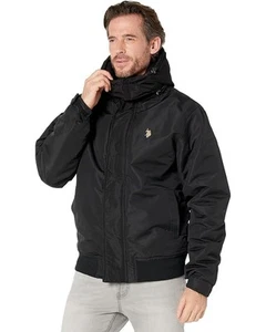 U.S. Polo Assn. Men's Fleece Lined Winter Short Snorkel Jacket - Picture 1 of 9