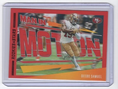 2023 Panini Rookies & Stars Man in Motion Red Deebo Samuel San Francisco 49ers - Image 1 of 2