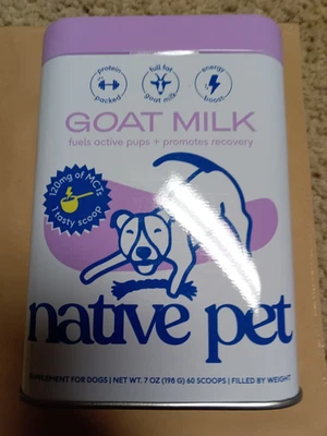 Organic Goat Milk Powder for Dogs Cats Great Support a Healthy Digestive System - Image 1 of 2