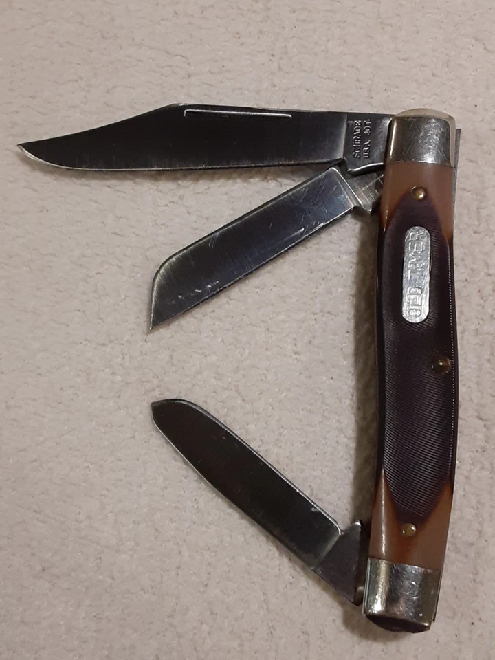 SCHRADE USA OLD TIMER 8OT FOLDING KNIFE - Image 1 of 4