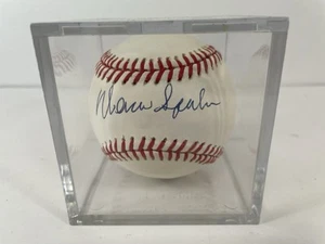 Warren Spahn Signed Baseball - Atlanta Braves Legend Autographed Ball - Picture 1 of 6