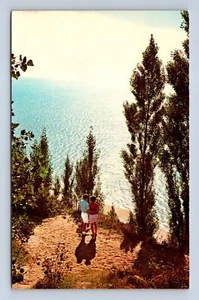 Postal de la escena del lago Michigan por Phil Balyeat 6735-C sin publicar - Imagen 1 de 2