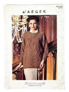 Jaeger PBN D 5030 Knitting Pattern Textured Tunic in Double Knitting Yarn 1993 - Picture 1 of 3