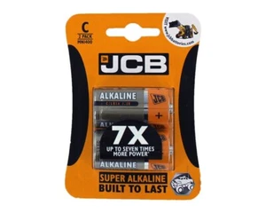 C Size JCB Super Alkaline Battery LR14 Pack Of 2 - Picture 1 of 1