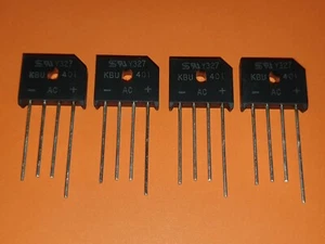 4 rectificadores de puente 100V / 4A KBU401 - Imagen 1 de 3