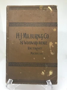 H.J. Milburn & Co. Surgical Instruments & Appliances  Antique Book 1st Edition - Bild 1 von 7