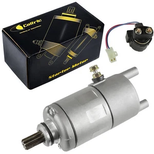 Starter & Relay Solenoid for Yamaha Tri Moto 200 YTM200 1983 1984 1985 Atv - Picture 1 of 7