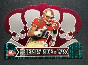 2000 Pacific Crown Royale Jerry Rice #92 Red Die Cut San Francisco 49ers