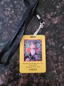 Press Pass Alice In Wonderland Johnny DEPP 2020 Renaissance Hollywood Hotel - Picture 1 of 3