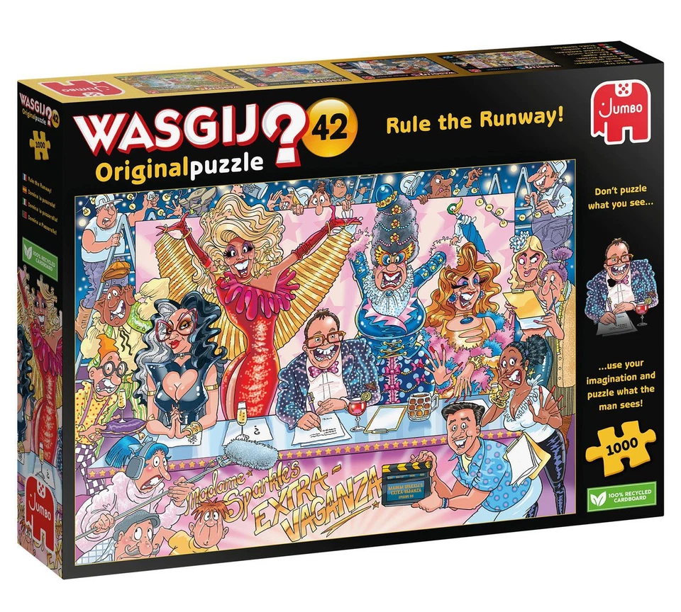Wasgij Original 42 Rule the Runway! Jigsaw Puzzle (1000 Pieces) - Image 1 of 1