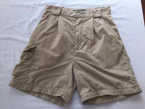 ORVIS Cargo-Style Shorts Tan Nylon Size 6 - Picture 1 of 12