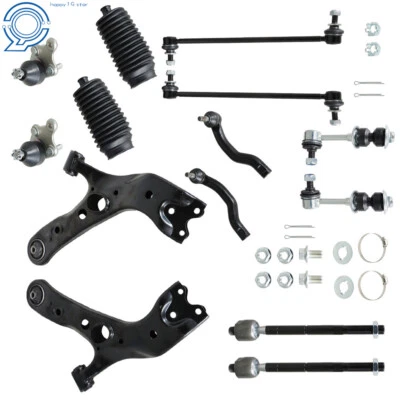 Front Lower Control Arm Ball Joint Tie Rod Kit For 2006 - 2018 Toyota RAV4 - Image 1 of 4