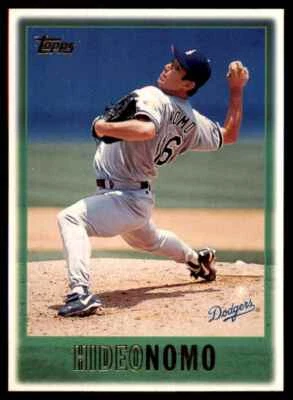 1997 Topps Baseball Card Hideo Nomo Los Angeles Dodgers #440 - Image 1 of 2