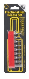 Best Way Werkzeuge sortiert 1/4 S x 1 Zoll L Schraubendreher Bit Kohlenstoffstahl 9 tlg - Bild 1 von 2