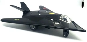 Fun Stuff Toys F-117 Nighthawk Stealth Fighter Pull Back Aircraft Plane Black - Picture 1 of 10