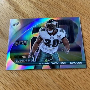 2021 Playoff Refractor BRIAN DAWKINS Football Card BTN-BDA Eagles 