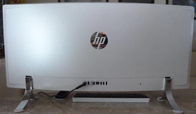 HP ENVY 34-a051 34" Curved WQHD/Intel i7-6700T 12GB 1TB 128 SSD W10 Crack Screen - Image 1 of 4