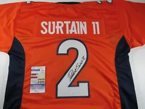 Patrick Surtain II Denver Broncos Signed Autographed Custom Pro Style Jersey JSA - Picture 1 of 5