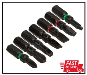S2 Stahl sortiert Pro Impact Power Bit Bohrer Set 7-teilig - Bild 1 von 2