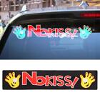 Electric NO KISS Safety Signs Windshield Sticker Car Decals LED Car Sticker
