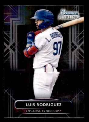 2022 Bowman Sterling Prospects #BSP87 Luis Rodriguez Dodgers Rookie - Image 1 of 2