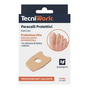 Tecniwork paracalli protettivi 9 cerotti - calli interdigitali dita piede - Imagen 1 de 1