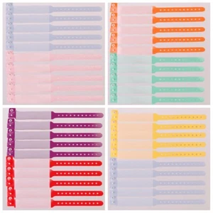 Infant Hospital ID Wristbands Bracelets for Reborn Newborn Baby Dolls Supply x10 - Picture 1 of 16