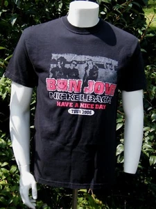 T-shirt media Bon Jovi & Nickleback 2006 PGH STEELERS SUPERBOWL CELEBRAZIONE - Foto 1 di 6
